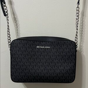 Michael Kors Signature Black Crossbody Bag